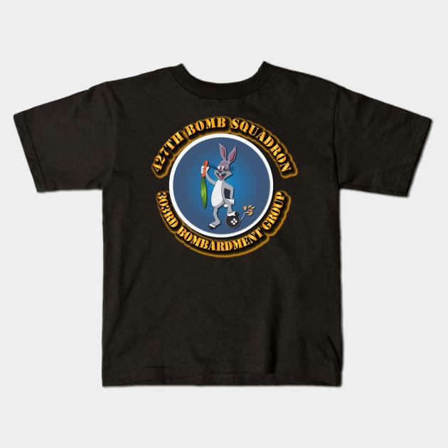 427th Bomb Squadron - 303rd Bombardmant Group Kids T-Shirt by twix123844